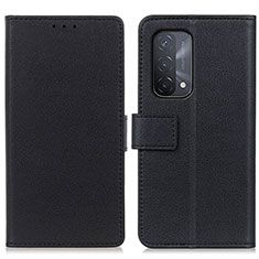 Handytasche Stand Schutzhülle Flip Leder Hülle M08L für OnePlus Nord N200 5G Schwarz