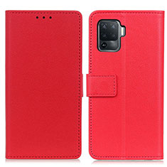 Handytasche Stand Schutzhülle Flip Leder Hülle M08L für Oppo A94 4G Rot