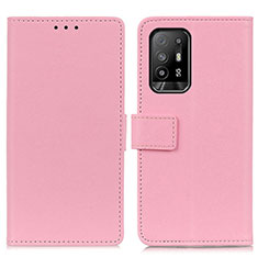 Handytasche Stand Schutzhülle Flip Leder Hülle M08L für Oppo A94 5G Rosa