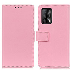 Handytasche Stand Schutzhülle Flip Leder Hülle M08L für Oppo F19s Rosa