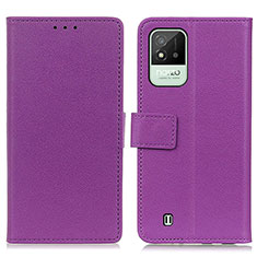 Handytasche Stand Schutzhülle Flip Leder Hülle M08L für Realme C11 (2021) Violett