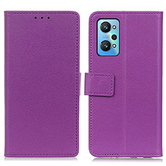 Handytasche Stand Schutzhülle Flip Leder Hülle M08L für Realme GT Neo 3T 5G Violett