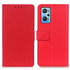 Handytasche Stand Schutzhülle Flip Leder Hülle M08L für Realme Q5 Pro 5G Rot