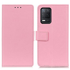 Handytasche Stand Schutzhülle Flip Leder Hülle M08L für Realme V13 5G Rosa