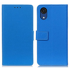 Handytasche Stand Schutzhülle Flip Leder Hülle M08L für Samsung Galaxy A03 Core Blau