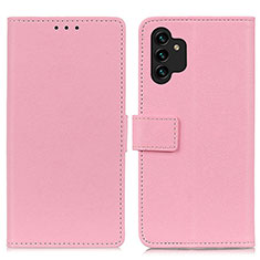 Handytasche Stand Schutzhülle Flip Leder Hülle M08L für Samsung Galaxy A13 4G Rosa