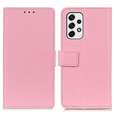 Handytasche Stand Schutzhülle Flip Leder Hülle M08L für Samsung Galaxy A53 5G Rosa