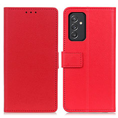 Handytasche Stand Schutzhülle Flip Leder Hülle M08L für Samsung Galaxy M54 5G Rot