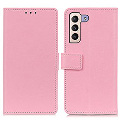 Handytasche Stand Schutzhülle Flip Leder Hülle M08L für Samsung Galaxy S21 FE 5G Rosa