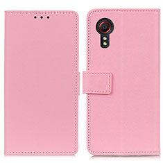 Handytasche Stand Schutzhülle Flip Leder Hülle M08L für Samsung Galaxy XCover 5 SM-G525F Rosa