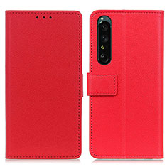 Handytasche Stand Schutzhülle Flip Leder Hülle M08L für Sony Xperia 1 IV SO-51C Rot