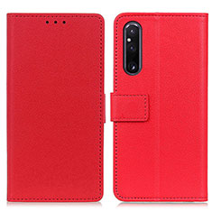 Handytasche Stand Schutzhülle Flip Leder Hülle M08L für Sony Xperia 1 V Rot