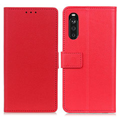 Handytasche Stand Schutzhülle Flip Leder Hülle M08L für Sony Xperia 10 III Lite Rot