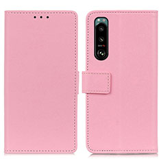 Handytasche Stand Schutzhülle Flip Leder Hülle M08L für Sony Xperia 5 III Rosa