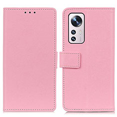 Handytasche Stand Schutzhülle Flip Leder Hülle M08L für Xiaomi Mi 12 5G Rosa