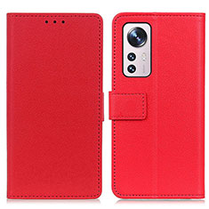 Handytasche Stand Schutzhülle Flip Leder Hülle M08L für Xiaomi Mi 12S Pro 5G Rot