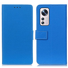 Handytasche Stand Schutzhülle Flip Leder Hülle M08L für Xiaomi Mi 12X 5G Blau