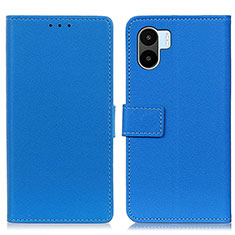 Handytasche Stand Schutzhülle Flip Leder Hülle M08L für Xiaomi Poco C50 Blau