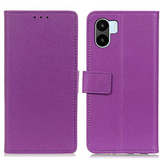 Handytasche Stand Schutzhülle Flip Leder Hülle M08L für Xiaomi Poco C50 Violett