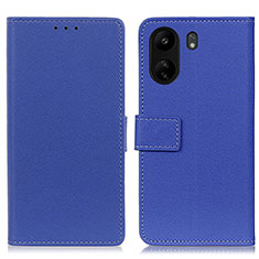 Handytasche Stand Schutzhülle Flip Leder Hülle M08L für Xiaomi Poco C65 Blau