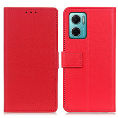 Handytasche Stand Schutzhülle Flip Leder Hülle M08L für Xiaomi Redmi 10 Prime Plus 5G Rot