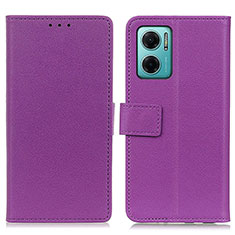 Handytasche Stand Schutzhülle Flip Leder Hülle M08L für Xiaomi Redmi 10 Prime Plus 5G Violett