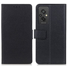 Handytasche Stand Schutzhülle Flip Leder Hülle M08L für Xiaomi Redmi 11 Prime 4G Schwarz