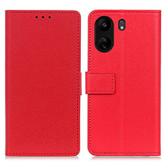 Handytasche Stand Schutzhülle Flip Leder Hülle M08L für Xiaomi Redmi 13C Rot