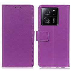 Handytasche Stand Schutzhülle Flip Leder Hülle M08L für Xiaomi Redmi K60 Ultra 5G Violett