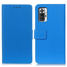 Handytasche Stand Schutzhülle Flip Leder Hülle M08L für Xiaomi Redmi Note 10 Pro 4G Blau