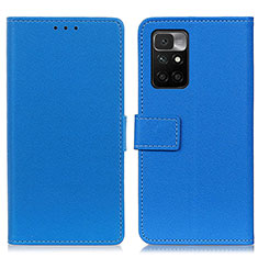 Handytasche Stand Schutzhülle Flip Leder Hülle M08L für Xiaomi Redmi Note 11 4G (2021) Blau