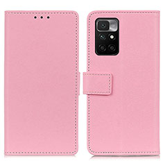 Handytasche Stand Schutzhülle Flip Leder Hülle M08L für Xiaomi Redmi Note 11 4G (2021) Rosa