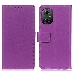 Handytasche Stand Schutzhülle Flip Leder Hülle M08L für Xiaomi Redmi Note 11R 5G Violett