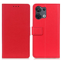 Handytasche Stand Schutzhülle Flip Leder Hülle M08L für Xiaomi Redmi Note 13 5G Rot