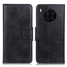 Handytasche Stand Schutzhülle Flip Leder Hülle M09L für Huawei Honor 50 Lite Schwarz