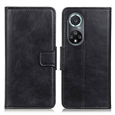 Handytasche Stand Schutzhülle Flip Leder Hülle M09L für Huawei Honor 50 Pro 5G Schwarz