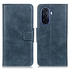 Handytasche Stand Schutzhülle Flip Leder Hülle M09L für Huawei Nova Y70 Blau