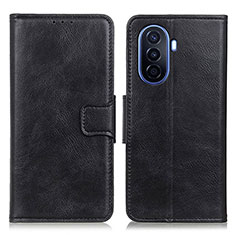 Handytasche Stand Schutzhülle Flip Leder Hülle M09L für Huawei Nova Y70 Plus Schwarz