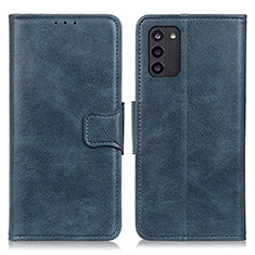 Handytasche Stand Schutzhülle Flip Leder Hülle M09L für Nokia G100 Blau