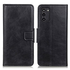 Handytasche Stand Schutzhülle Flip Leder Hülle M09L für Nokia G100 Schwarz