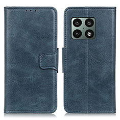 Handytasche Stand Schutzhülle Flip Leder Hülle M09L für OnePlus 10 Pro 5G Blau