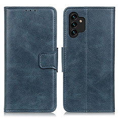 Handytasche Stand Schutzhülle Flip Leder Hülle M09L für Samsung Galaxy A04s Blau