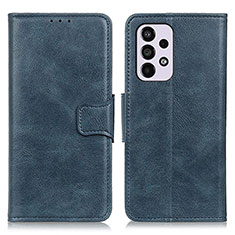 Handytasche Stand Schutzhülle Flip Leder Hülle M09L für Samsung Galaxy A33 5G Blau