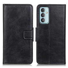 Handytasche Stand Schutzhülle Flip Leder Hülle M09L für Samsung Galaxy F23 5G Schwarz