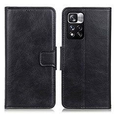 Handytasche Stand Schutzhülle Flip Leder Hülle M09L für Xiaomi Mi 11i 5G (2022) Schwarz