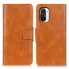 Handytasche Stand Schutzhülle Flip Leder Hülle M09L für Xiaomi Mi 11X Pro 5G Braun