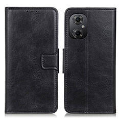 Handytasche Stand Schutzhülle Flip Leder Hülle M09L für Xiaomi Poco M4 5G Schwarz