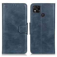 Handytasche Stand Schutzhülle Flip Leder Hülle M09L für Xiaomi Redmi 9 India Blau