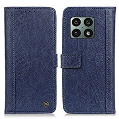 Handytasche Stand Schutzhülle Flip Leder Hülle M10L für OnePlus 10 Pro 5G Blau