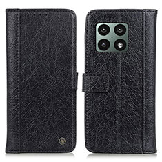 Handytasche Stand Schutzhülle Flip Leder Hülle M10L für OnePlus 10 Pro 5G Schwarz